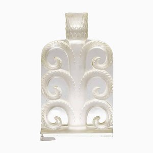 Volutes Kerzenständer aus Glas von R. Lalique, 1934