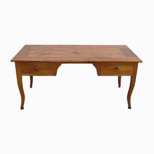 Large Louis XV Desk in Solid Cherry, Mid-19th Century