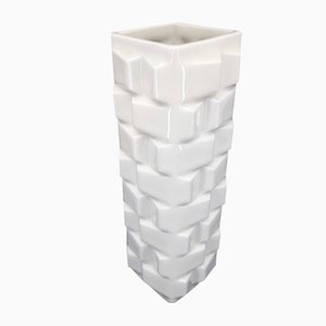 Porcelain Op-Art Vase by Schwarzenhammer