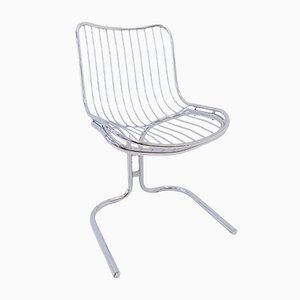 Chrome Radiofreccia Chair by Gastone Rinaldi from Rima