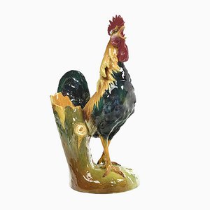 Ceramic Cock by J. Massier Son
