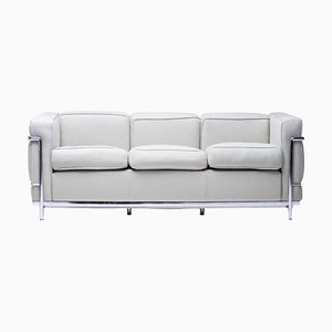 Vintage LC2 3-Seater Sofa by Le Corbusier for Cassina