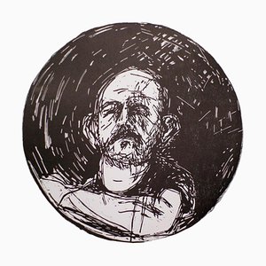Untitled di Jim Dine di Self-Portrait in a Convex Mirror