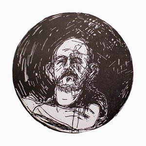 Untitled von Jim Dine von Self-Portrait in a Convex Mirror