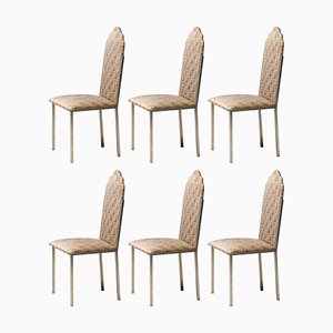 Dining Room Chairs by Alain Delon, Set of 6