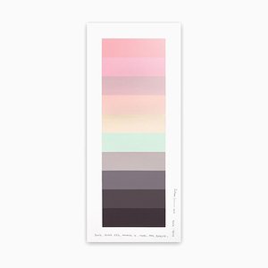 Kyong Lee, Emotional Colour Chart 093, 2018, Lápiz y acrílico sobre papel Fabriano-pittura