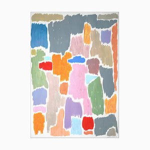 Natalia Roman, Blätter ändernde Farben, 2021, Farbe auf Aquarellpapier