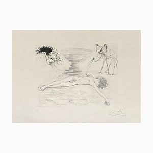 Mythologie - Hypnos, Salvador Dali, 1963, Etching on Arches Paper