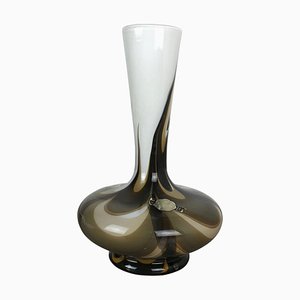 Extra Large Vintage Italian Pop Art Opaline Florence Glass Vase, 1970s