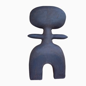 Guerriero Haniwa 12 in ceramica e argilla di Noe Kuremoto