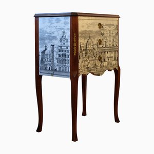 Louis XV Style Chest with Ancient Rome Design by Fornasetti