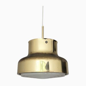 Messing & Leder Bumling Tischlampe von Anders Pehrson für Ateljé Lyktan, 1960er