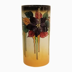 Vase Art Nouveau Peint à la Main de Schramberg