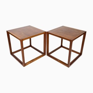 Side Tables in Teak by Johannes Andersen for CFC Silkeborg, 1960s, Set of 2