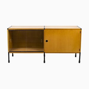 ARP Sideboard in Ash and Metal by Pierre Guariche, 1950s