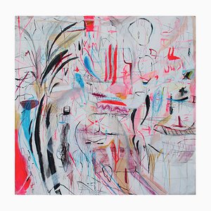 Macha Poynder, Gifts on Sixth, 2018, Acrylic & Pastel on Canvas