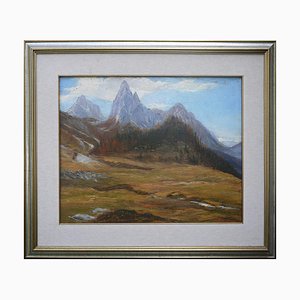 Marcelliano Canciani, Monte Tuglia: Cadore Dolomites, Painting, Framed
