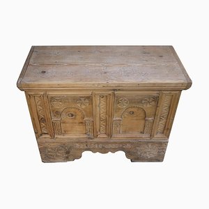 Small Antique Carved Chest