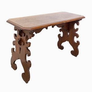 Spanish Colonial Revival Carved Console Table