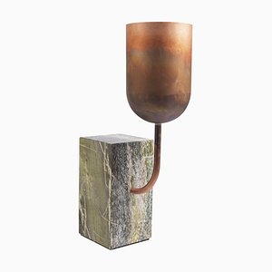 Große Aboram Vase aus grünem irischem Marmor von Sam Baron für JCP Universe