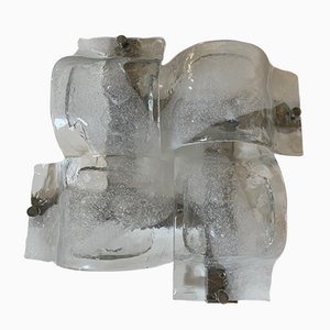 Applique LP 276 in vetro di Murano di Mazzega