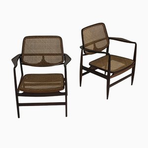 Mid-Century Modern Oscar Sessel von Sergio Rodrigues, Brazil, 1956, 2er Set