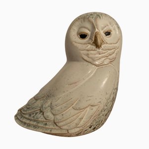 Stoneware Figurine of a Mountain Owl by Paul Hoff for Gustavsberg, Sweden, 1980s