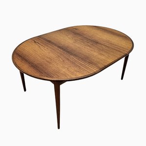 Rosewood Extendable Dining Table by Henry Rosengren Hansen for Brande Møbelindustri
