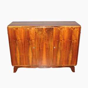 Credenza Art Déco in noce, anni '40