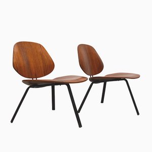 P31 Lounge Chairs by Osvaldo Borsani for Tecno, 1957, Set of 2