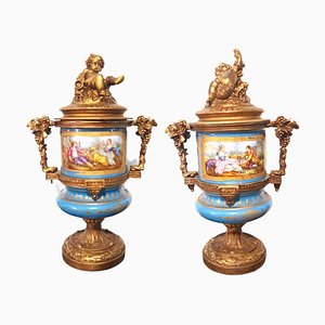 Louis XV Rococo Vases, Set of 2