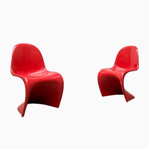 Chaises d'Appoint Panton Mid-Century par Verner Panton pour Vitra Herman Miller, Set de 2