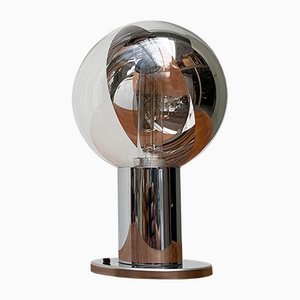 Lampe de Bureau Vintage en Chrome et Verre par Motoko Ishii pour Staff, Allemagne