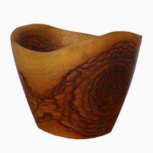 Carved Wooden Bowl by Tony Bain, 1970s
