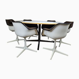Mid-Century Modern English Dining Set by Robin & Lucienne Day, 1967, Set of 6