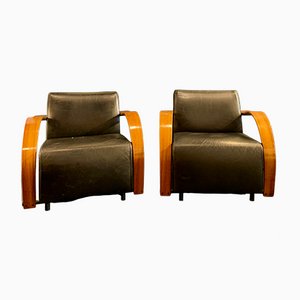 Post Modern Chairs in the Style of Alvar Aalto, Set of 2