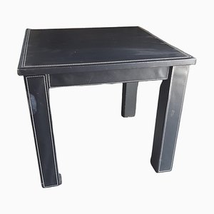 Low Leather Wrapped Table