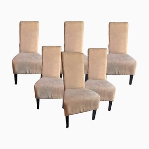 High-Back Dining Chairs, Set of 6