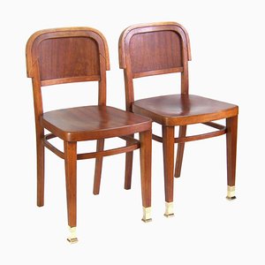 Sillas Nr.402 de Jan Kotěra para Thonet, 1907. Juego de 2