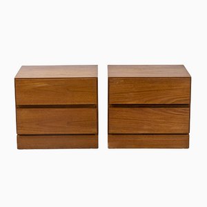 Teak Bedside Tables, 1960s