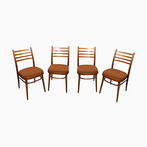 Mid Century Dining Chairs from Ton, Czechoslovakia, 1960s, Set of 4