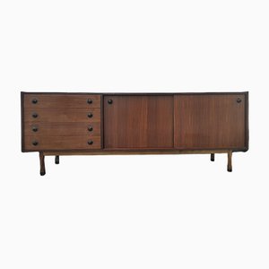 Long Sideboard 4 Drawers and 2 Sliding Doors