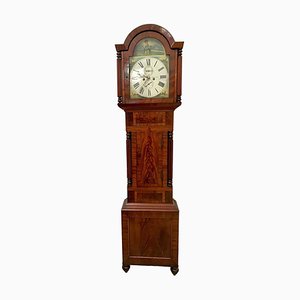 Antique George III Mahogany Eight Day Longcase Clock