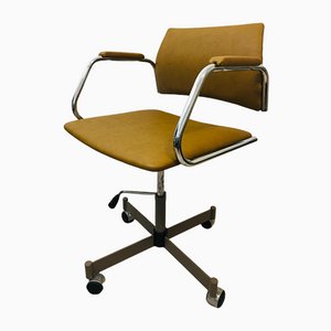 Mustard Office Chair from Kovona, 1970s