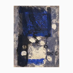 Antoni Clave, Etoiles et signes, 1969, Carborundum Aguafuerte sobre papel Arches