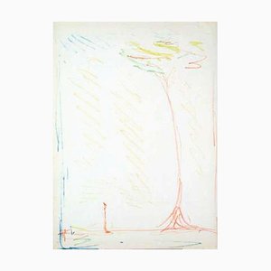 Alberto Giacometti, L'arbre - Verve, 1952, Lithografie auf Rivoli Papier
