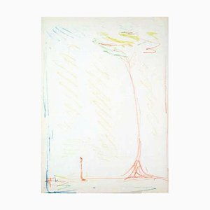 Alberto Giacometti, L'arbre - Verve, 1952, Lithograph on Rivoli Paper