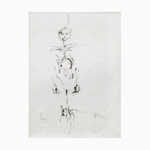 Alberto Giacometti, DLM107 - Femme nue debout, 1958, Lithografie auf Rivoli Papier