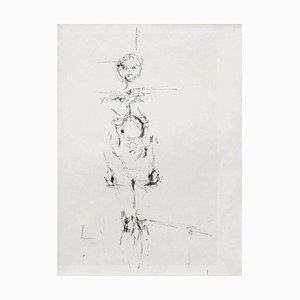 Alberto Giacometti, DLM107 - Femme nue debout, 1958, Litografía sobre papel Rivoli