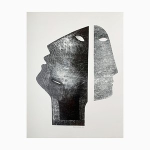 Jolanta Johnsson, Double Faces 2, 1998, Druck auf Papier